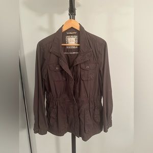 Old Navy Size Large Brown Cargo Jacket - great condition